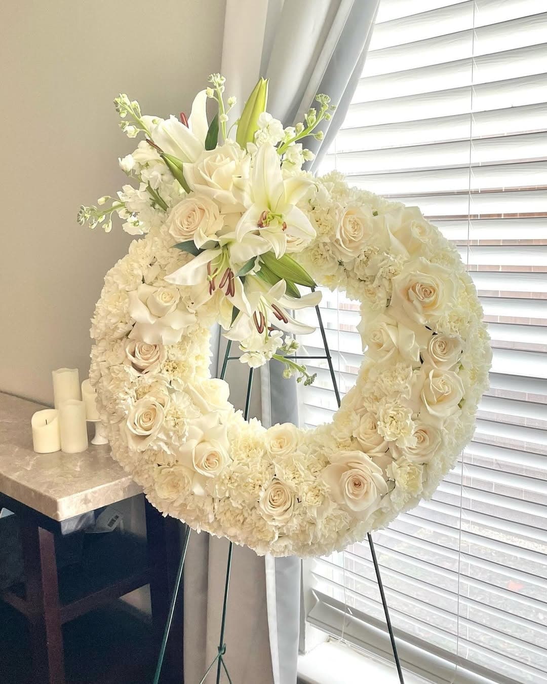 Deepest Sympathy wreath - Premium flower delivery Nairobi CBD, Westlands, Karen | Whispers Floral Gifts