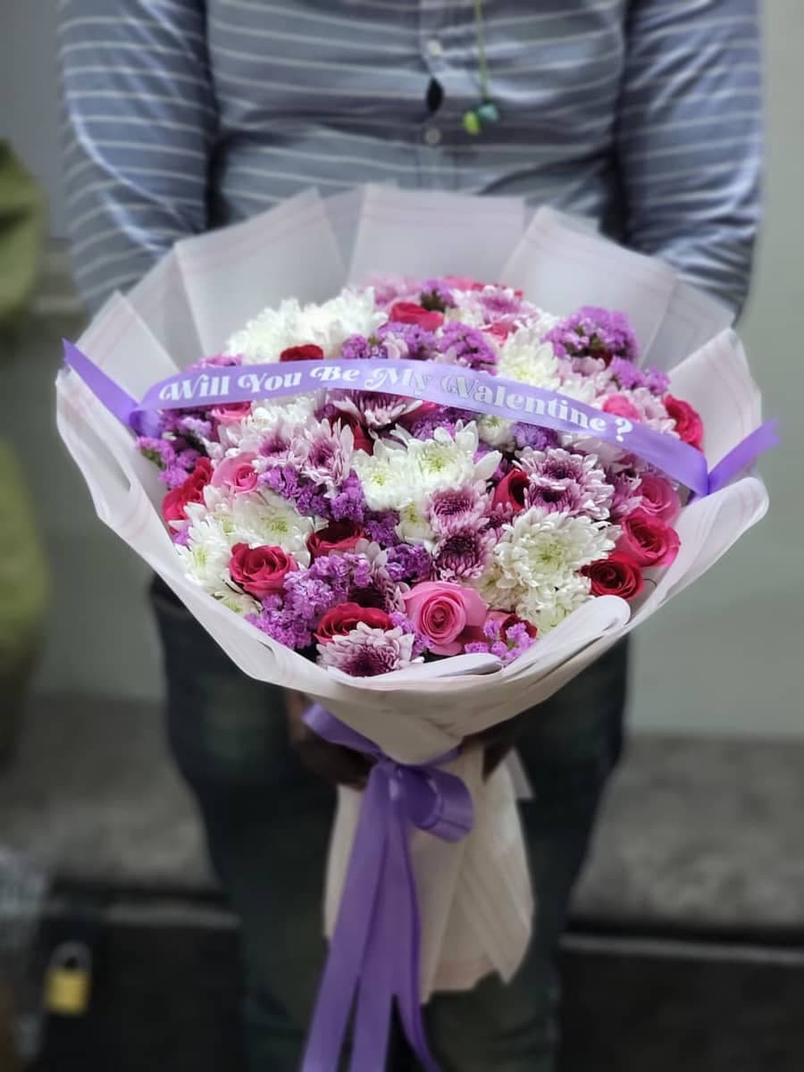 Romantic Flower bouquet - Premium flower delivery Nairobi CBD, Westlands, Karen | Floral Whispers Gifts - Image 1