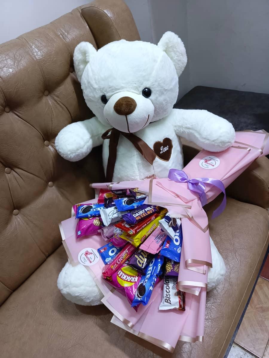 Chocolate Teddy Surprise Gift for Kids - Image 1