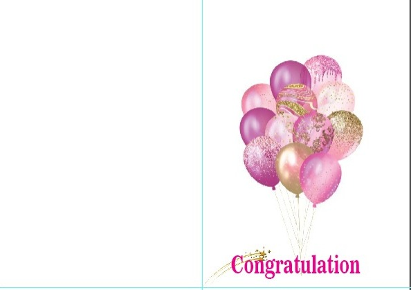 Congratulation Gift Card — gifts delivered in Nairobi by Floral Whispers Gifts