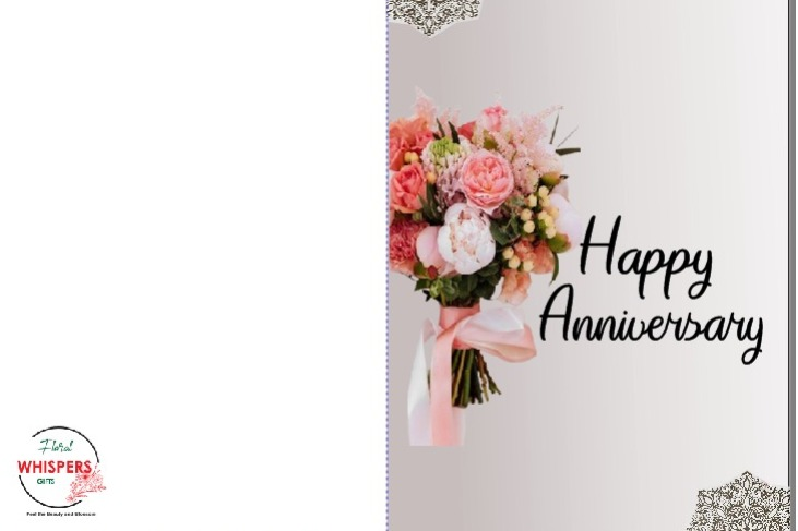 Happy Anniversary Gift Card — gifts delivered in Nairobi by Floral Whispers Gifts