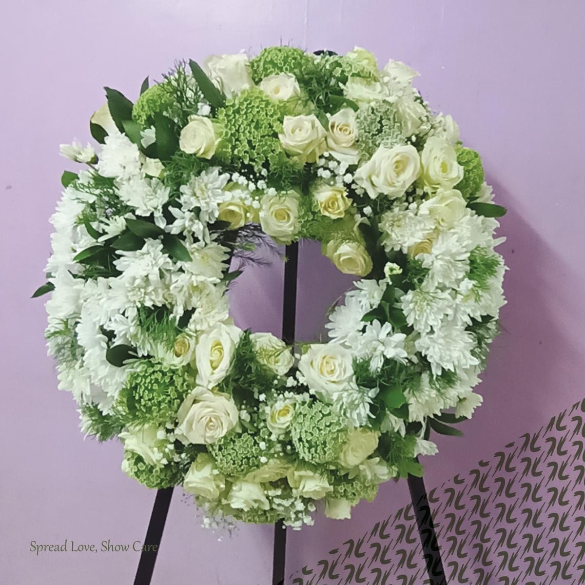 Eternal Peace wreath arrangements — flowers delivered in Nairobi by Floral Whispers Gifts