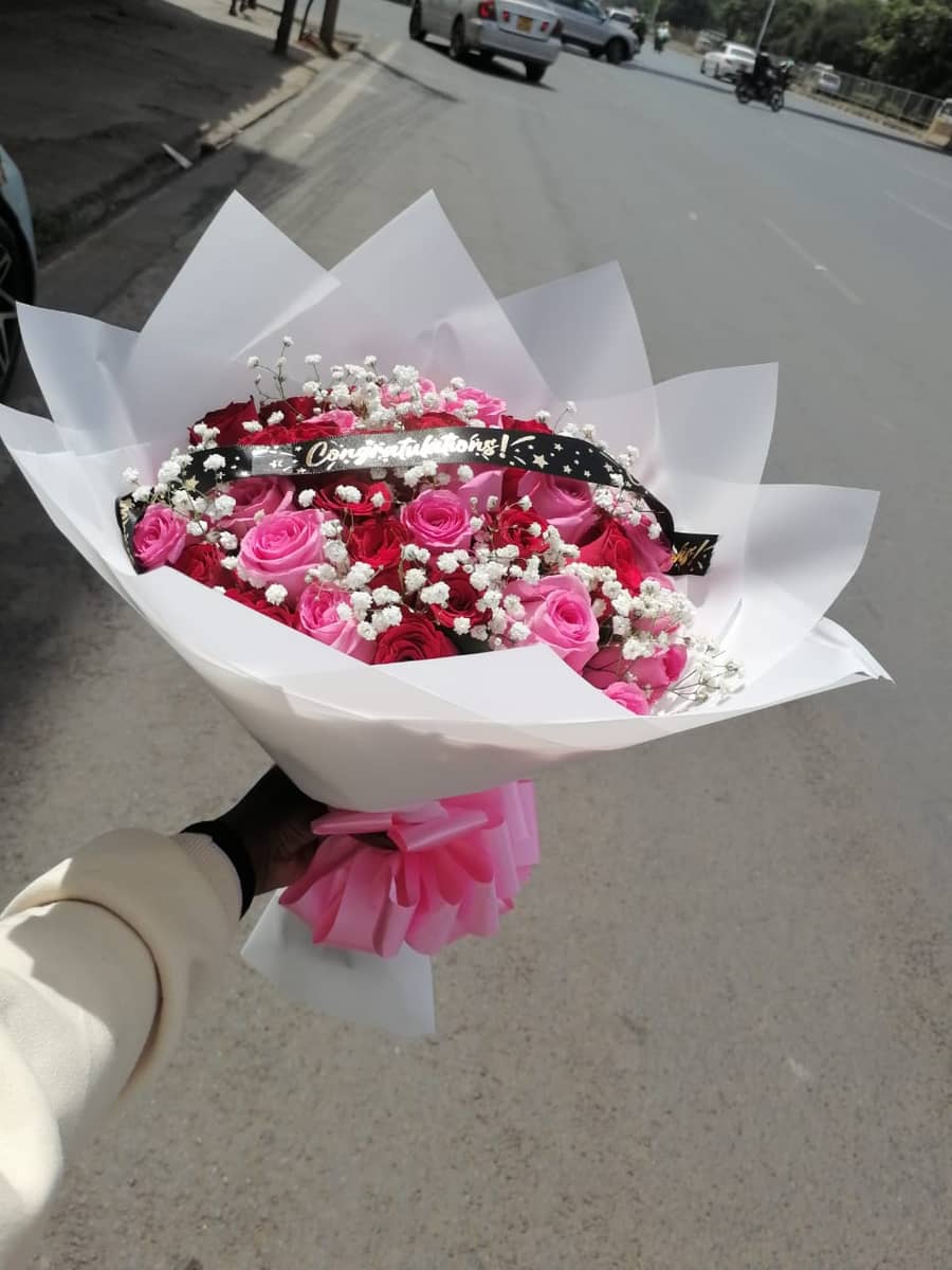 Bright Future bouquet — flowers delivered in Nairobi by Floral Whispers Gifts