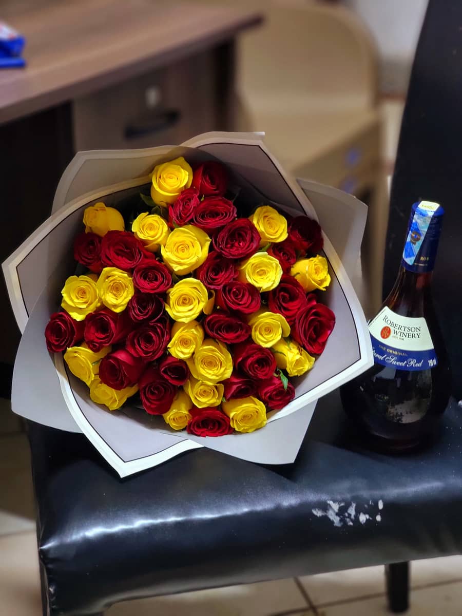 Bloom & Bliss flower bouquet — flowers delivered in Nairobi by Floral Whispers Gifts