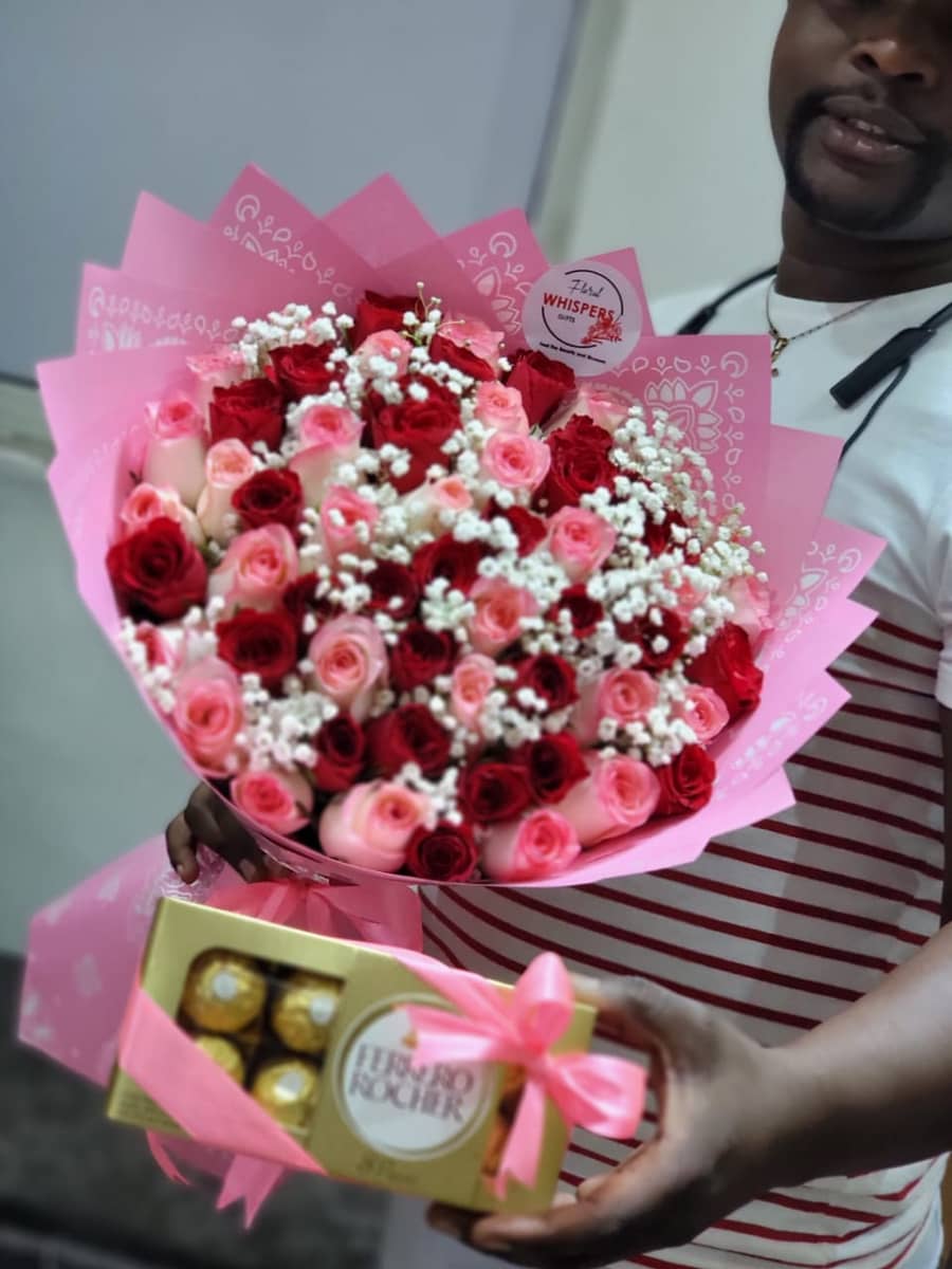 Rose Romance — flowers delivered in Nairobi by Floral Whispers Gifts