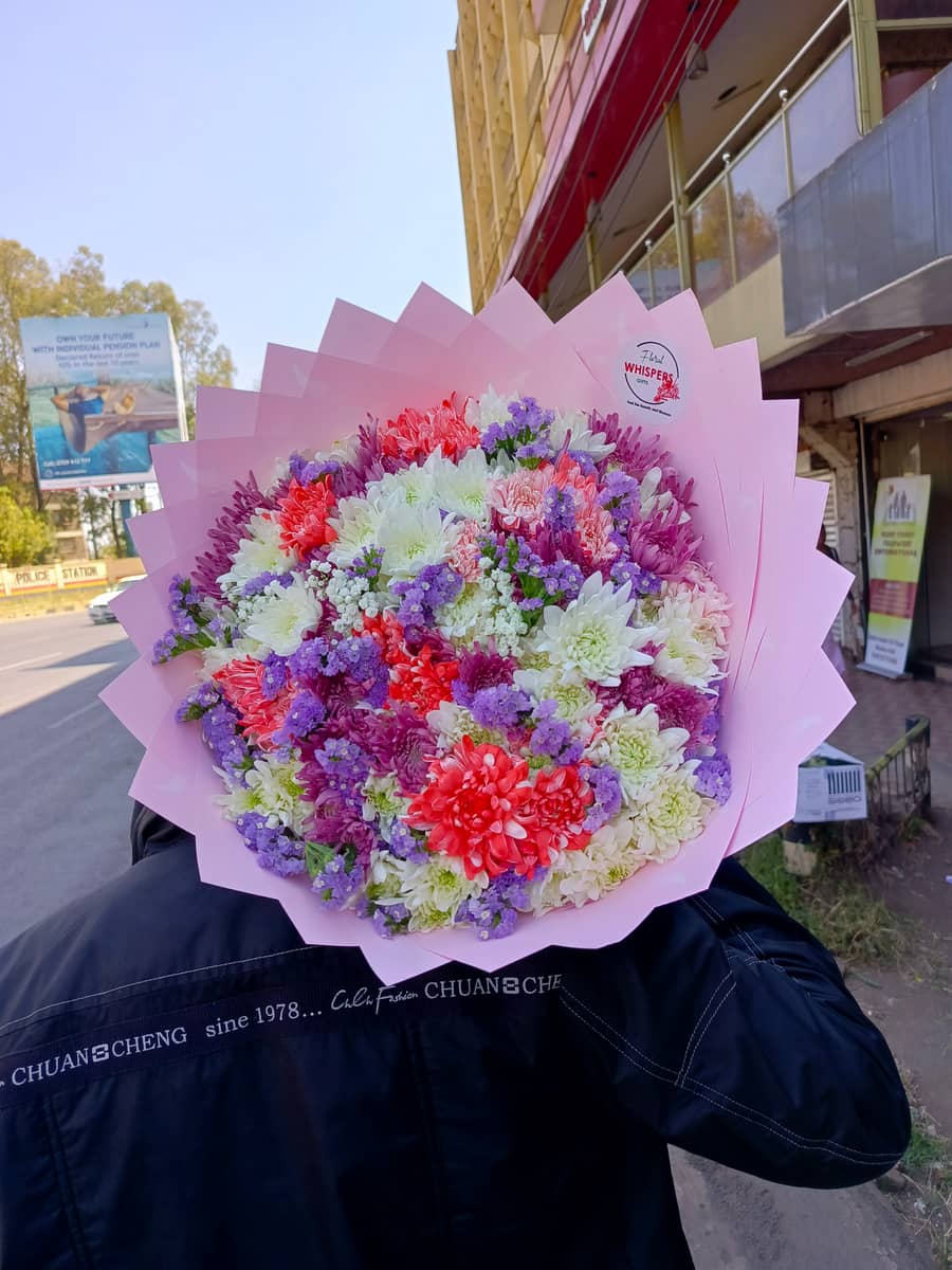 Tropical Romantic Flower bouquet Nairobi — flowers delivered in Nairobi by Floral Whispers Gifts