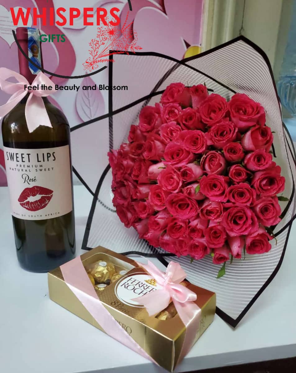 Midnight desire Rose bouquet — flowers delivered in Nairobi by Floral Whispers Gifts