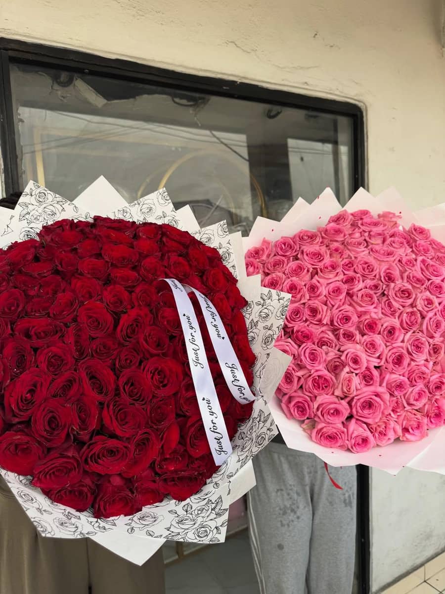 200 Roses (Red& Pink) — flowers delivered in Nairobi by Floral Whispers Gifts