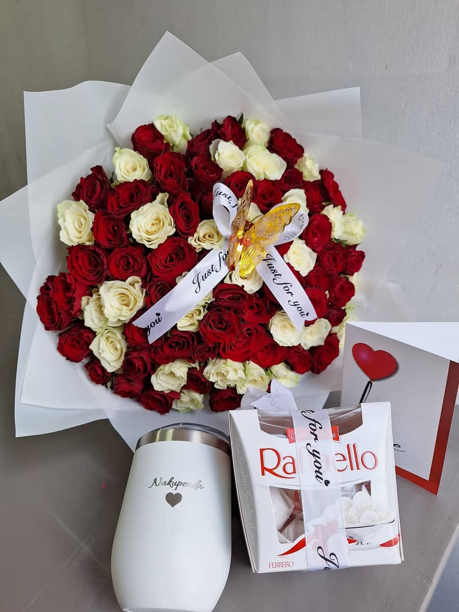 Valentine special Bouquet — flowers delivered in Nairobi by Floral Whispers Gifts