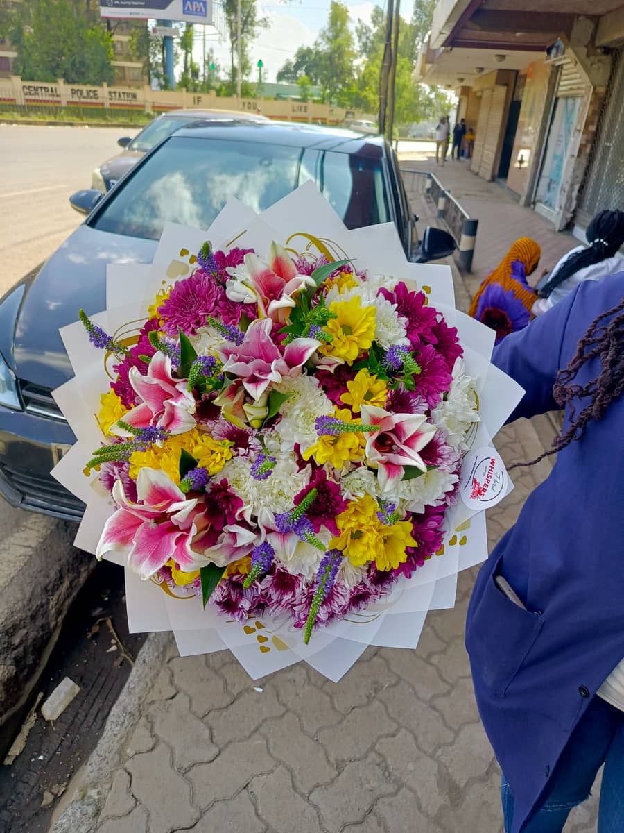 Amor Tropical flower bouquet — flowers delivered in Nairobi by Floral Whispers Gifts