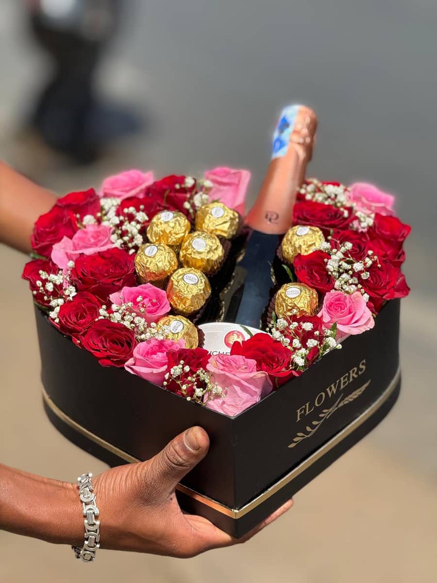 Flowers Hamper & Wine Nairobi — gift hamper delivered in Nairobi by Floral Whispers Gifts